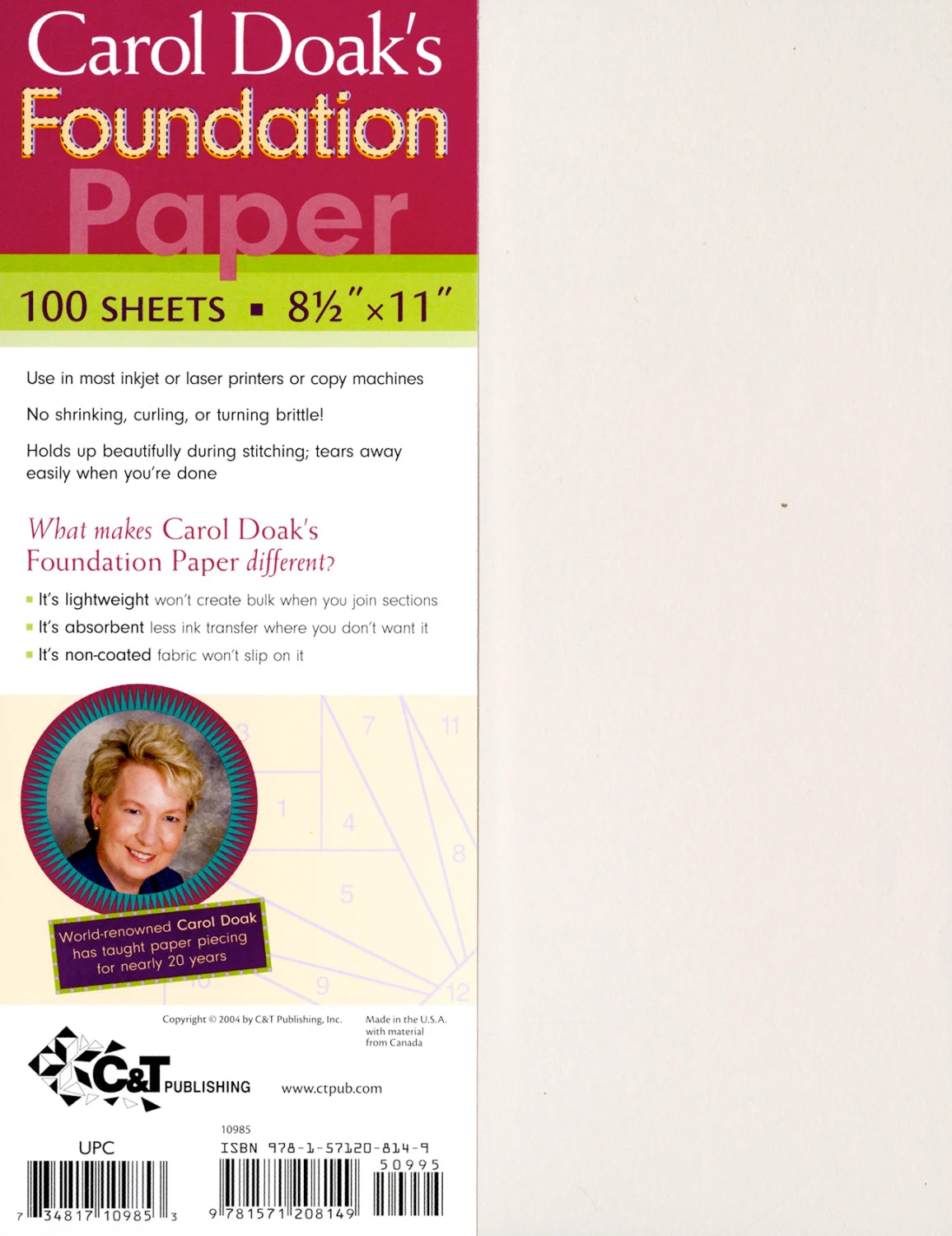 Foundation Paper - Carol Doak