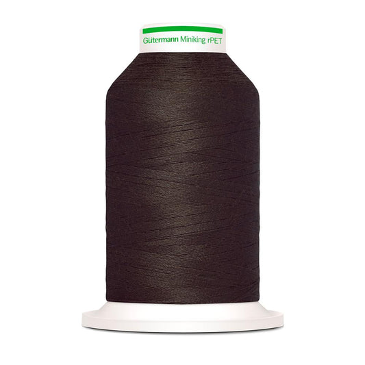 Gütermann rPET Miniking Thread 1000m - Col. 696 Black Silk
