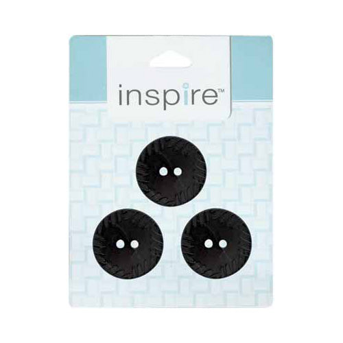 Button - 2-Hole - Coconut, 30 mm (1 1⁄8″) – 3 count