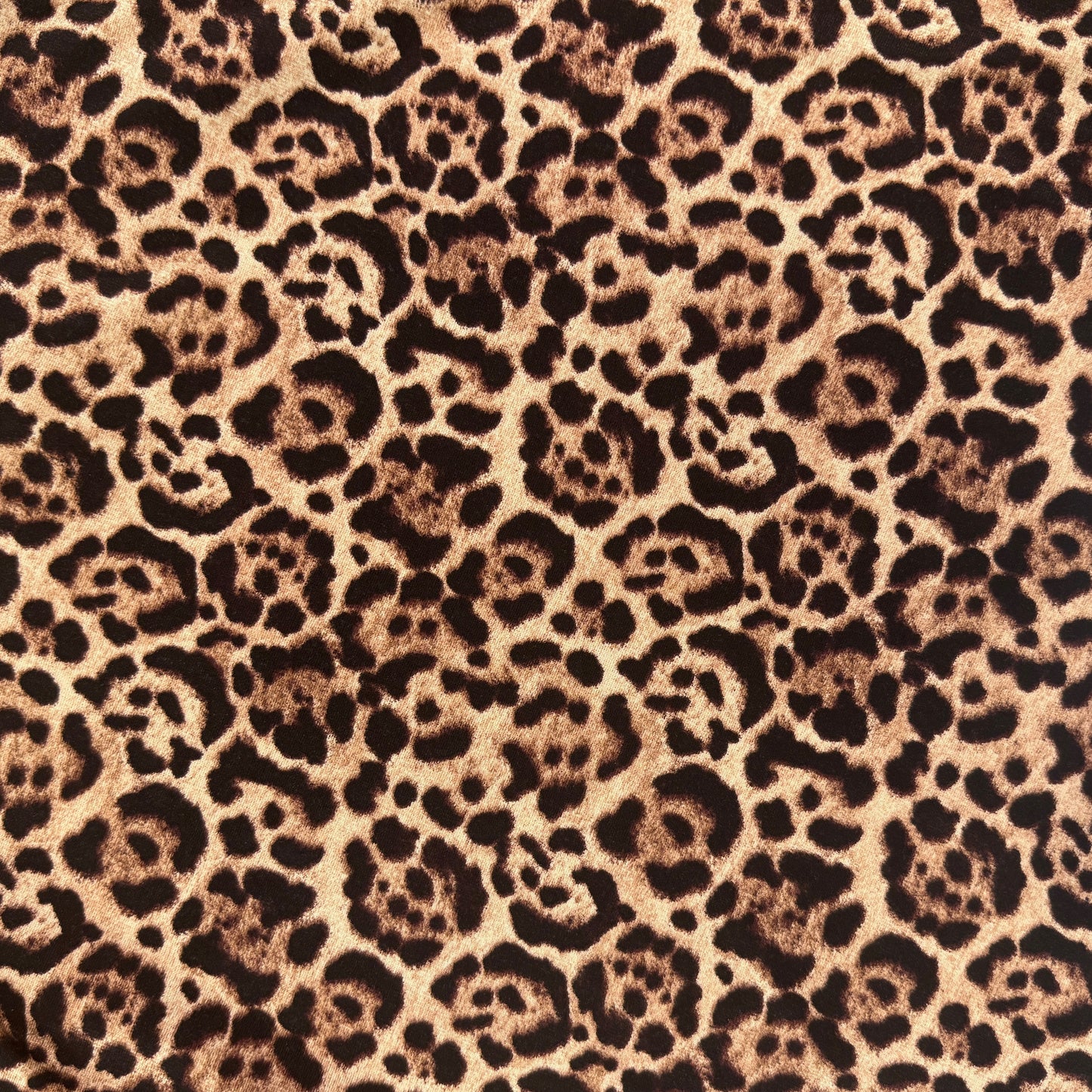 Modal Jersey Knit - Leopard Print