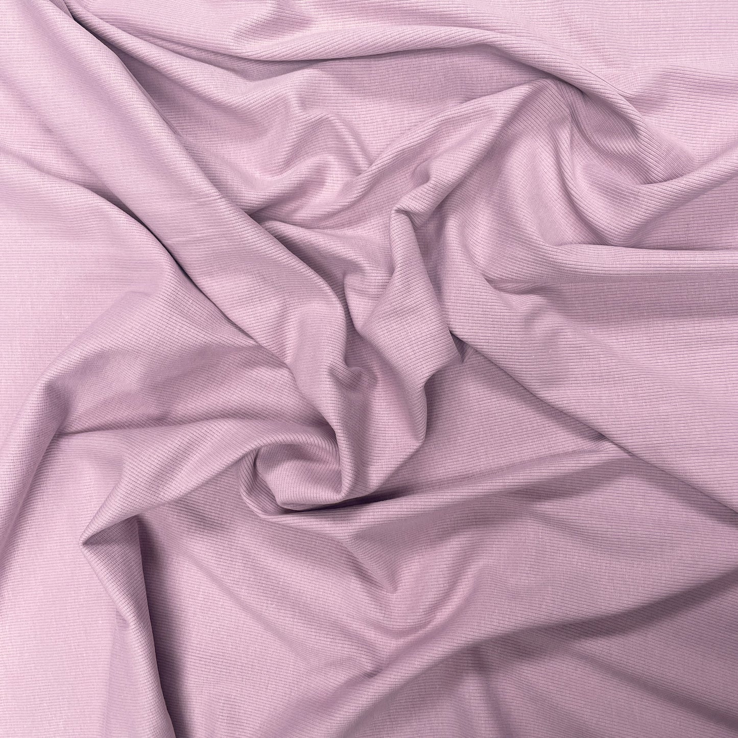 Organic Cotton Rib Knit - Dusty Pink