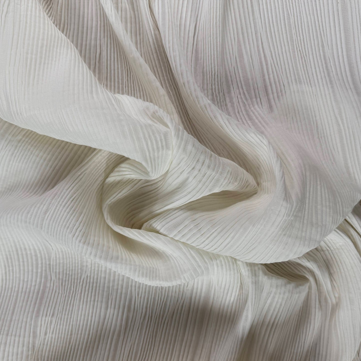 Plisse Crepe - Off White - Film Studio Deadstock