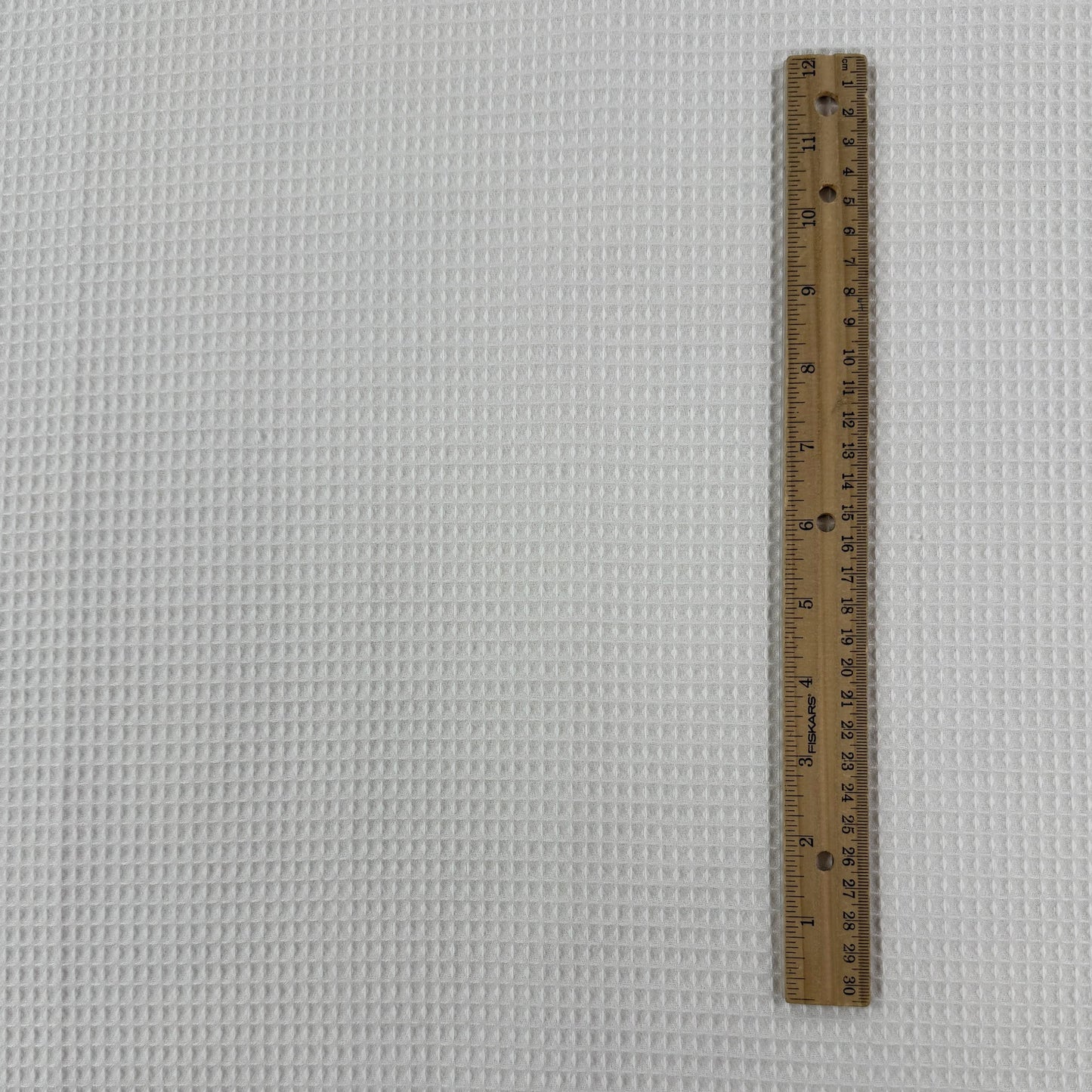 Woven Organic Cotton Waffle - Off White/Ivory - Film Studio Deadstock