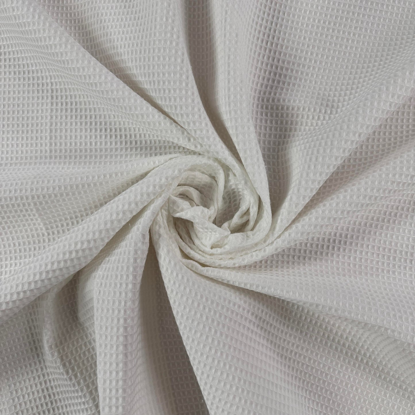 Woven Organic Cotton Waffle - Off White/Ivory - Film Studio Deadstock