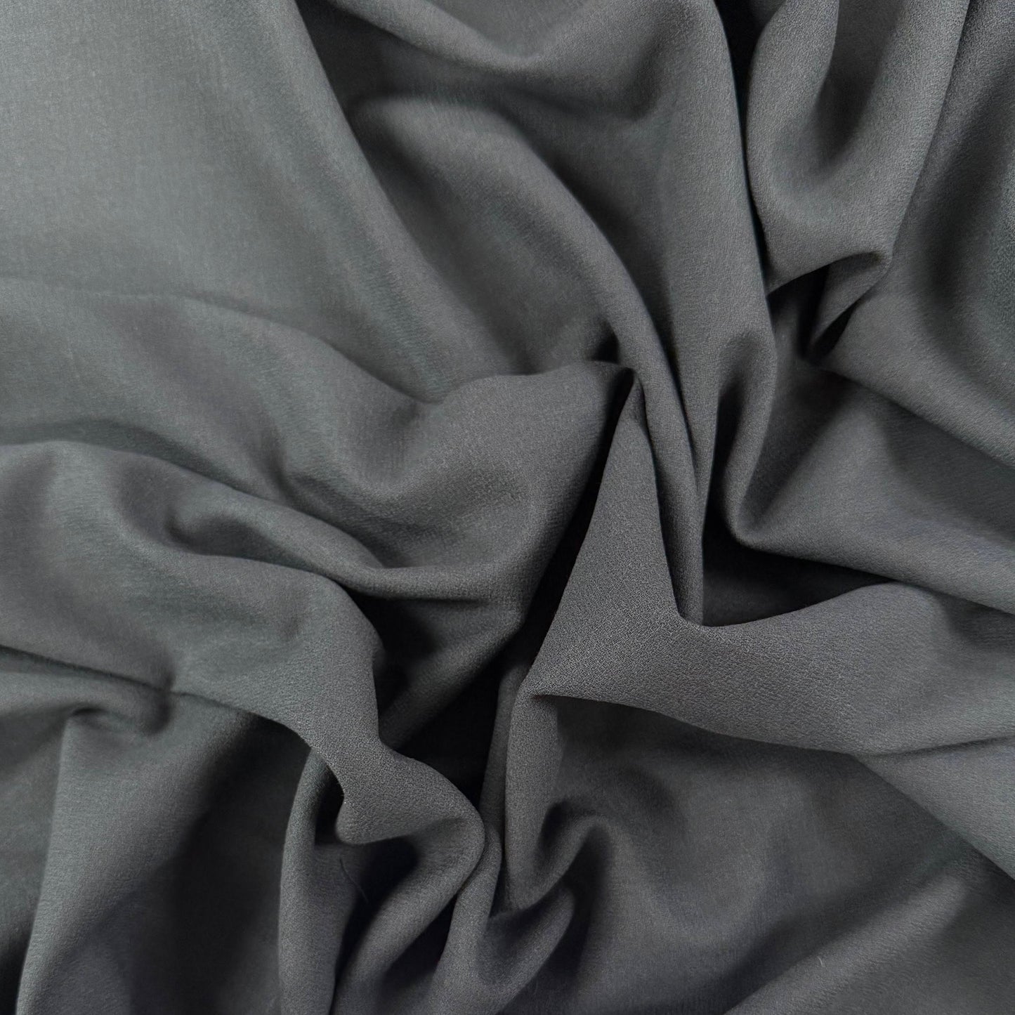 Wool Crepe - Charcoal - Film Studio Deadstock