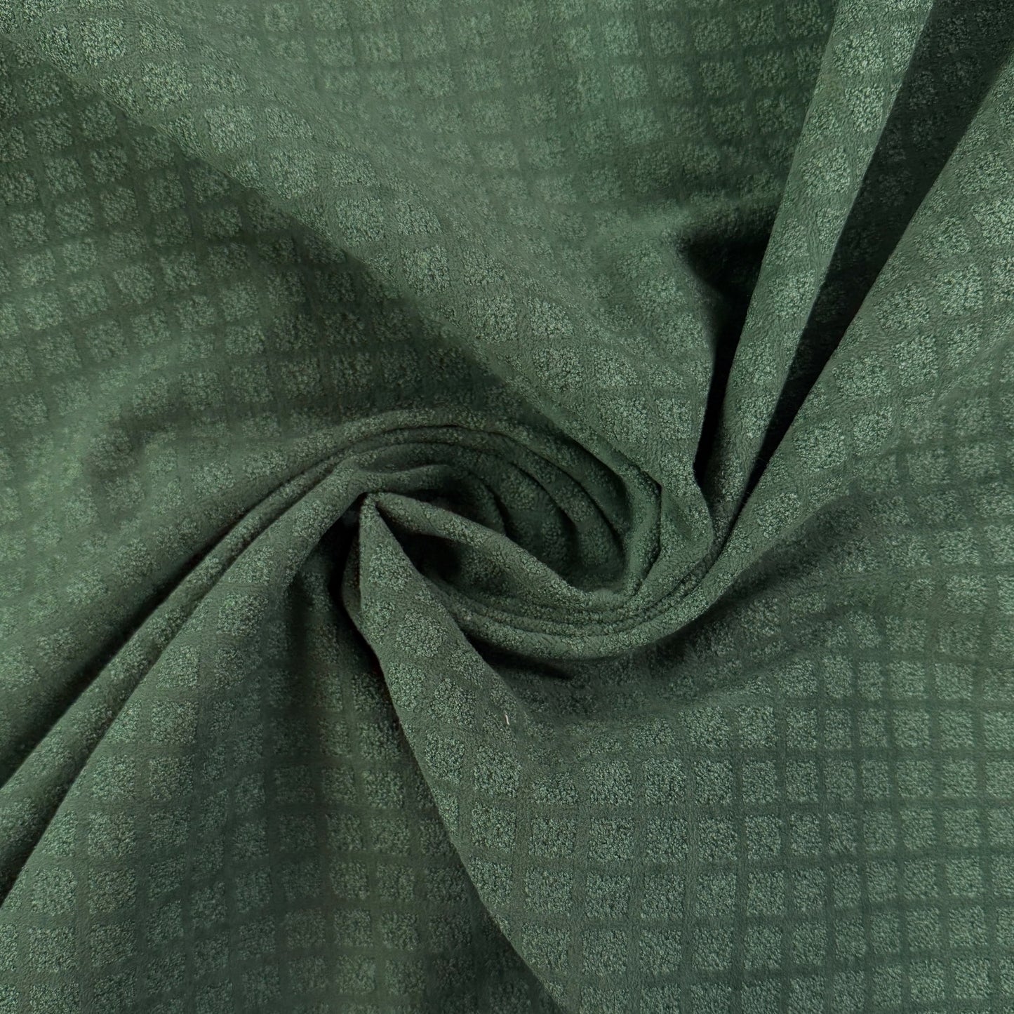 Polyester Velvet Upholstery Fabric - Green - Film Studio Deadstock
