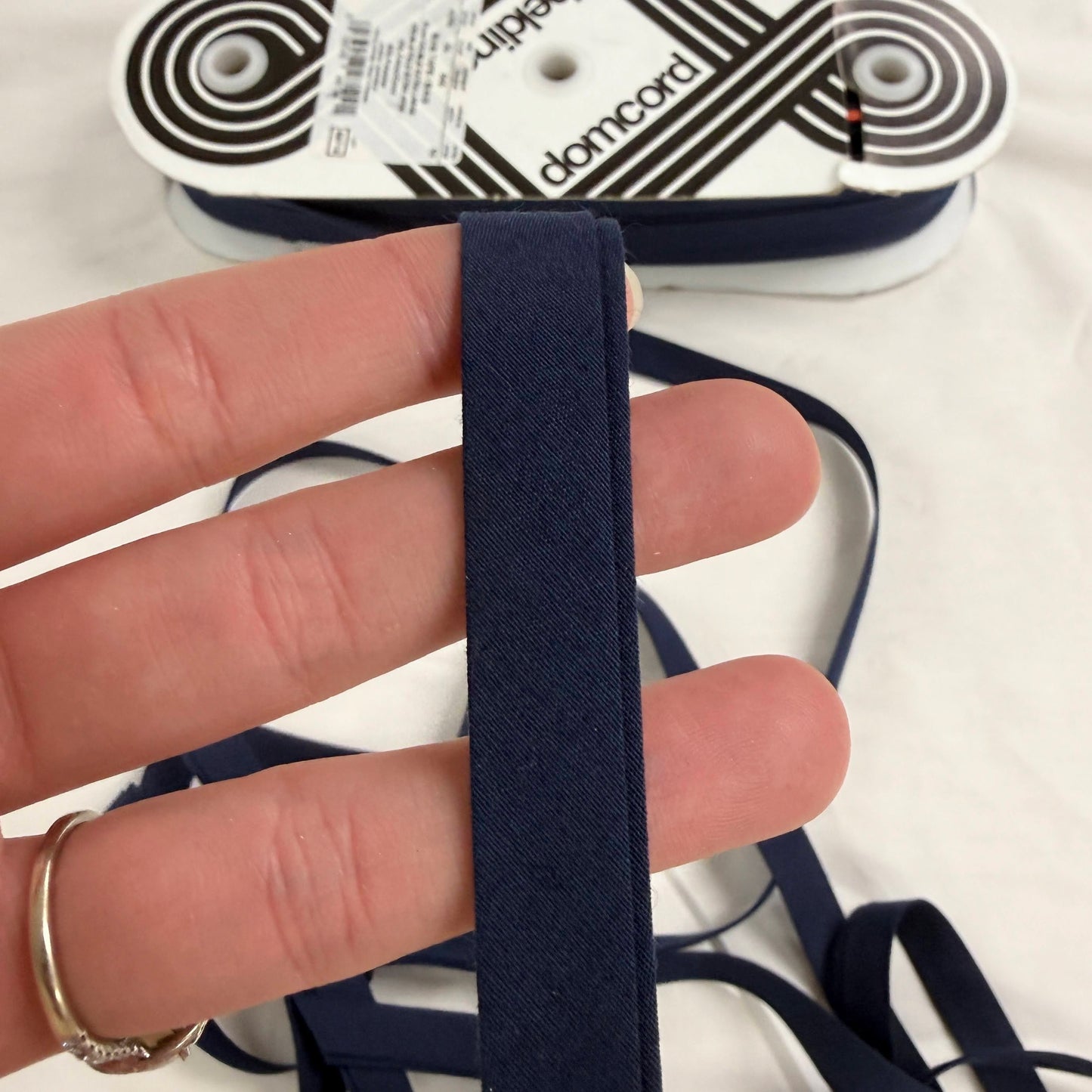 Extra Wide Double Fold Bias Tape 13mm (1/2") - Navy