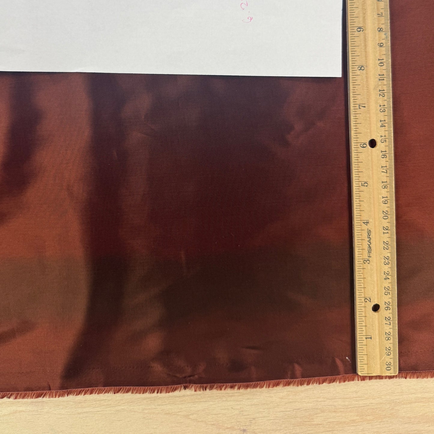 Silky Acetate - Rust - Deadstock