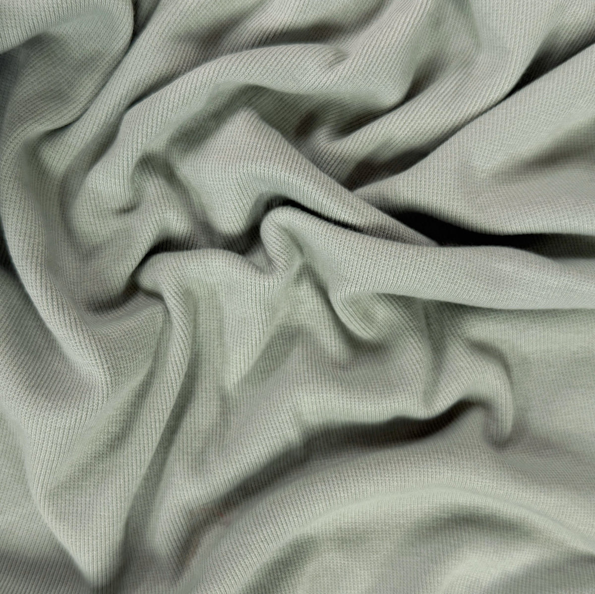 Bamboo Cotton 2×2 Rib - Sage