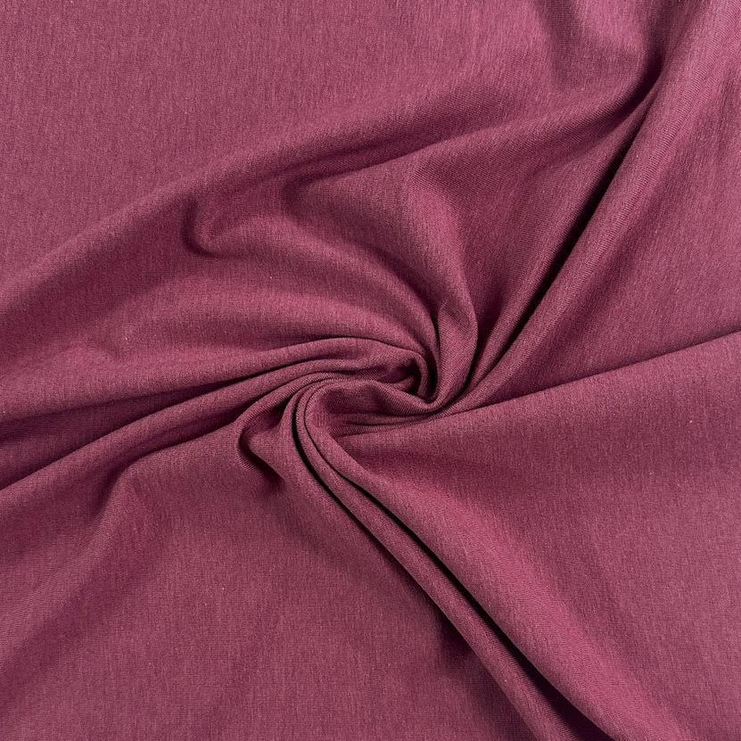TENCEL™ Lyocell Organic Cotton French Terry - Dark Mauve