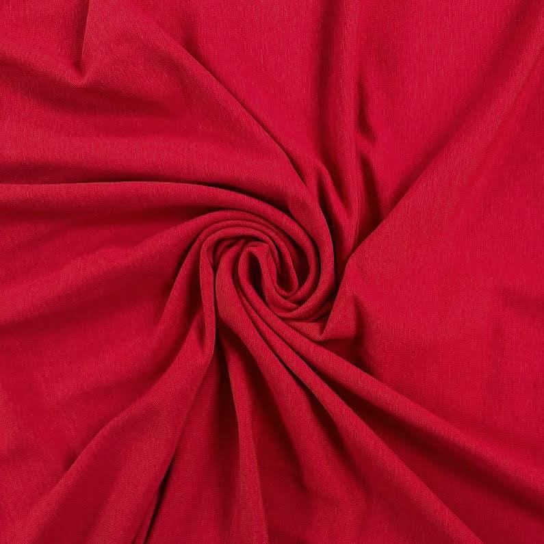 TENCEL™ Lyocell Organic Cotton French Terry - Chili Red