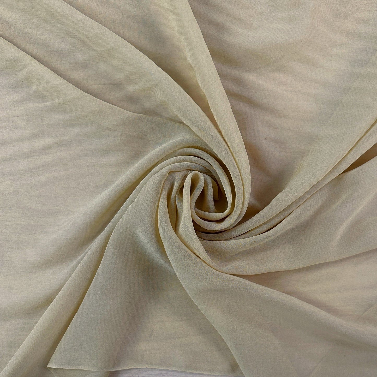 Sand - Silk Crepe - Designer Deadstock