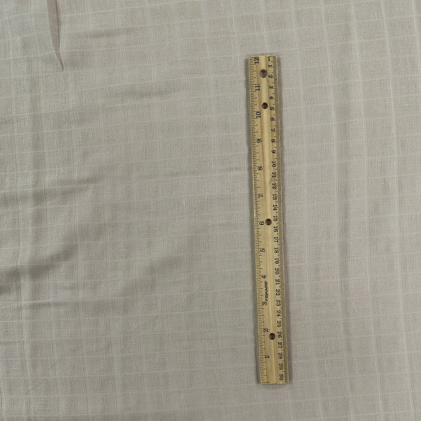 Organic Cotton Checked Double Gauze - Fawn