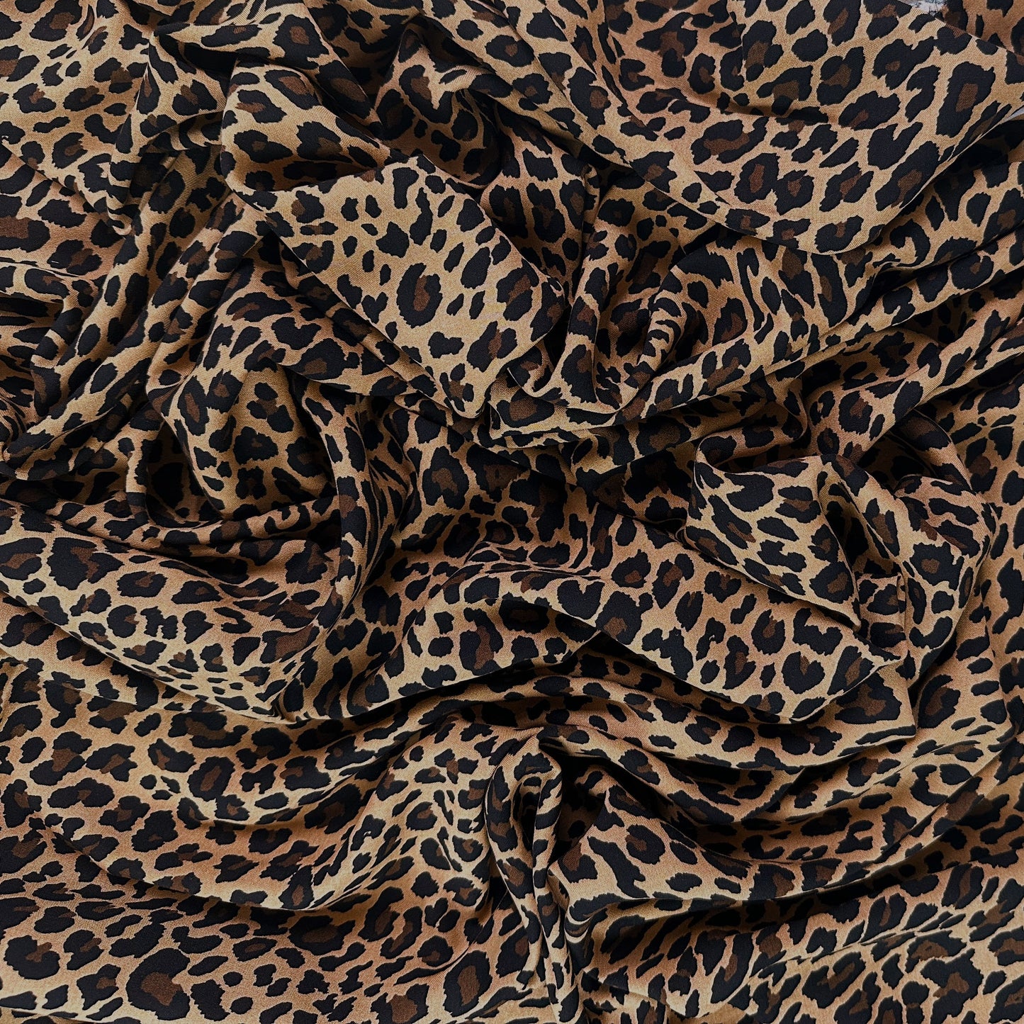 Leopard Print - Viscose Rayon Challis
