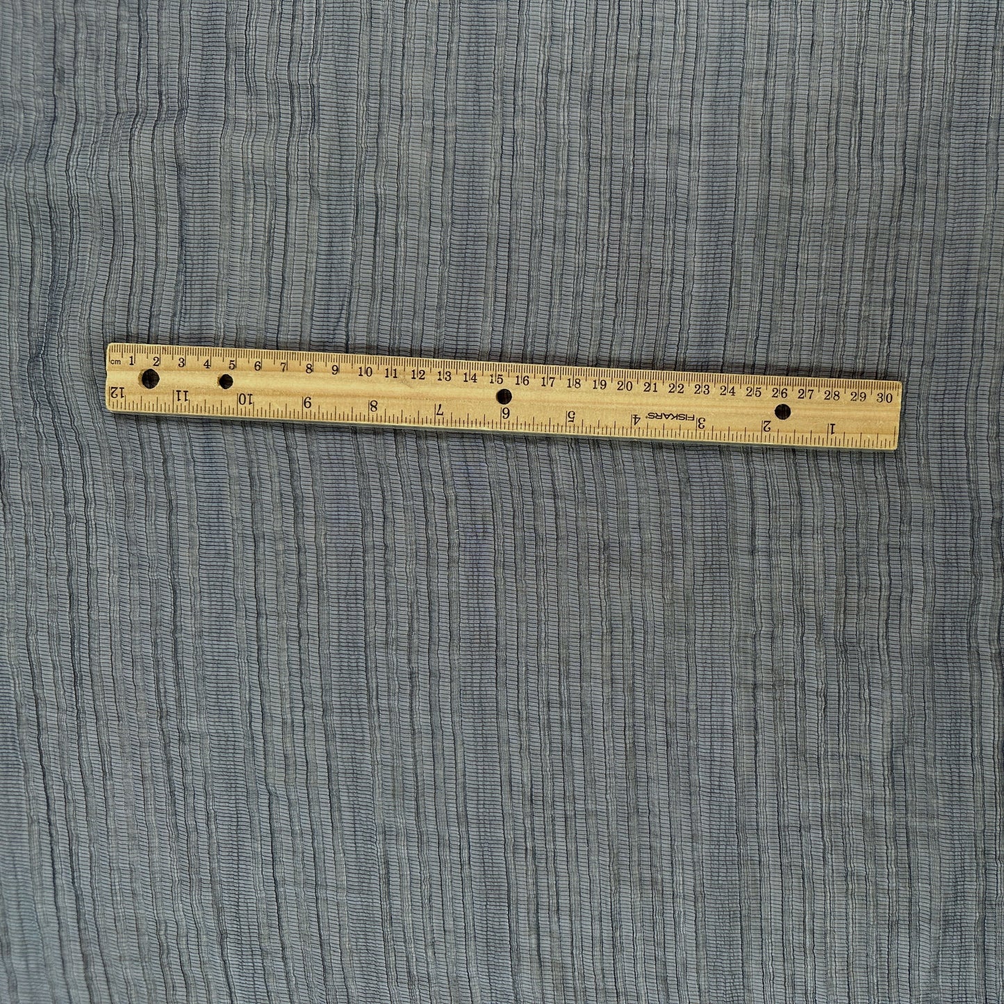 Steel Blue - Tencel & Nylon Plisse - Film Studio Deadstock