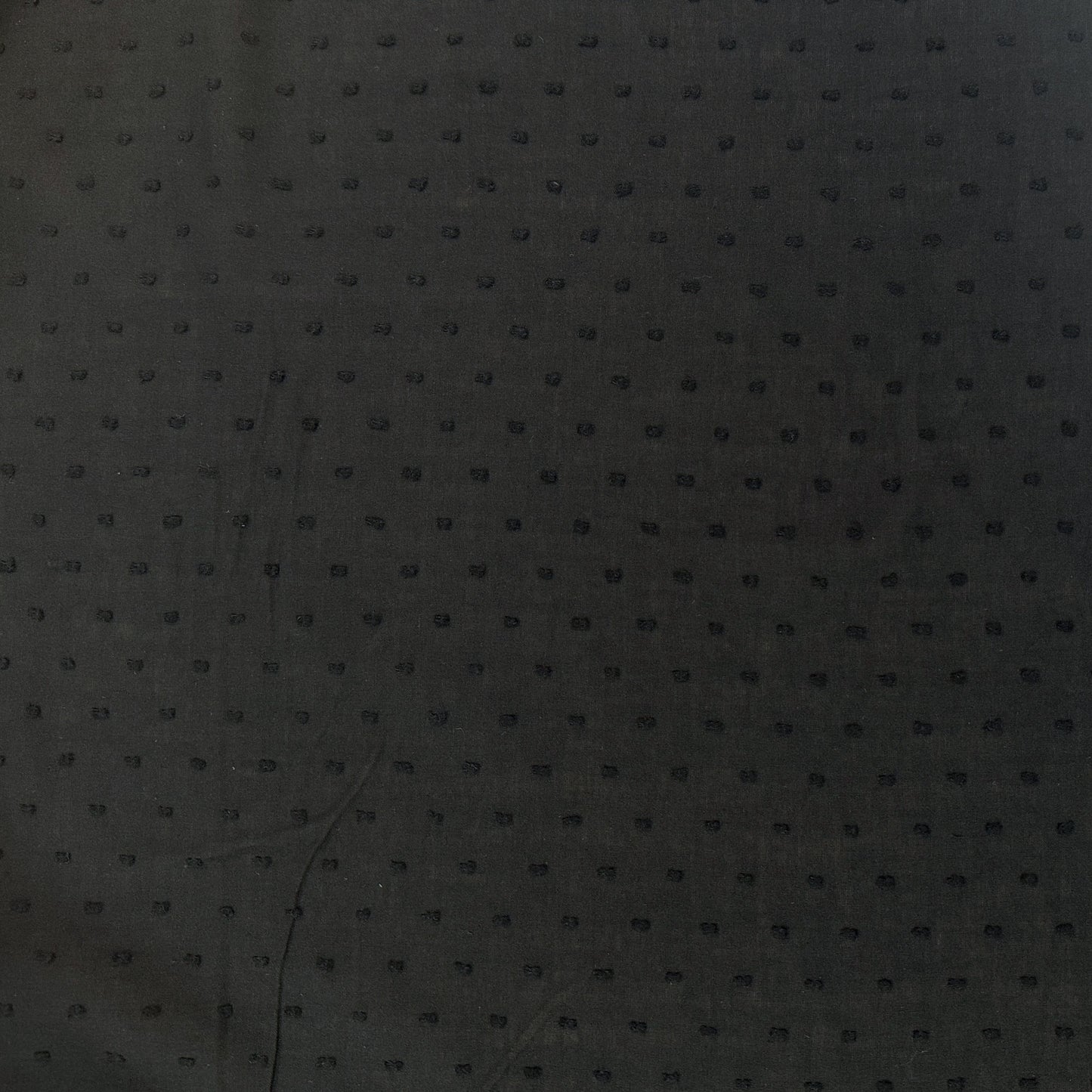 Black - Dotted Swiss Cotton