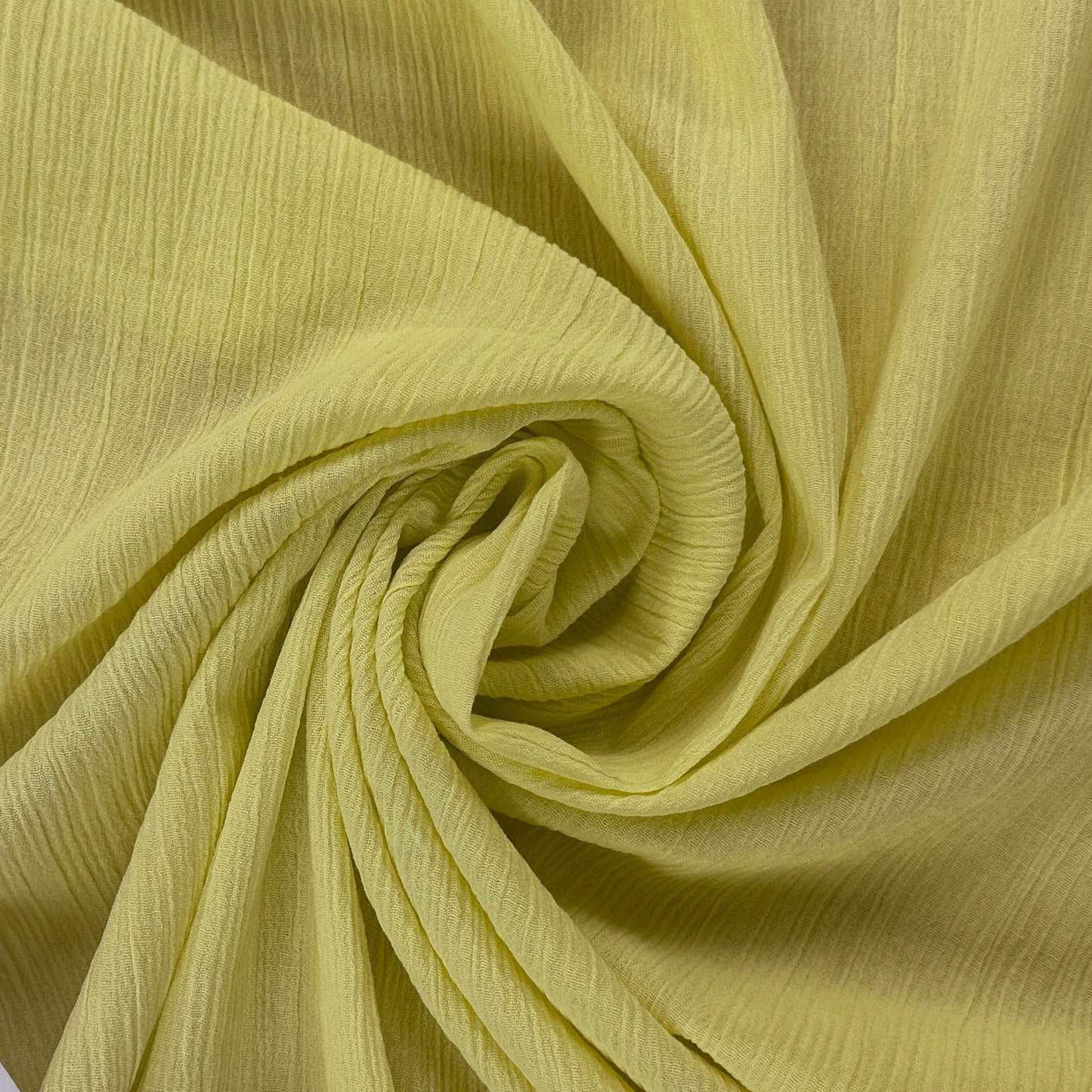 Yellow - Crinkle Cotton Voile
