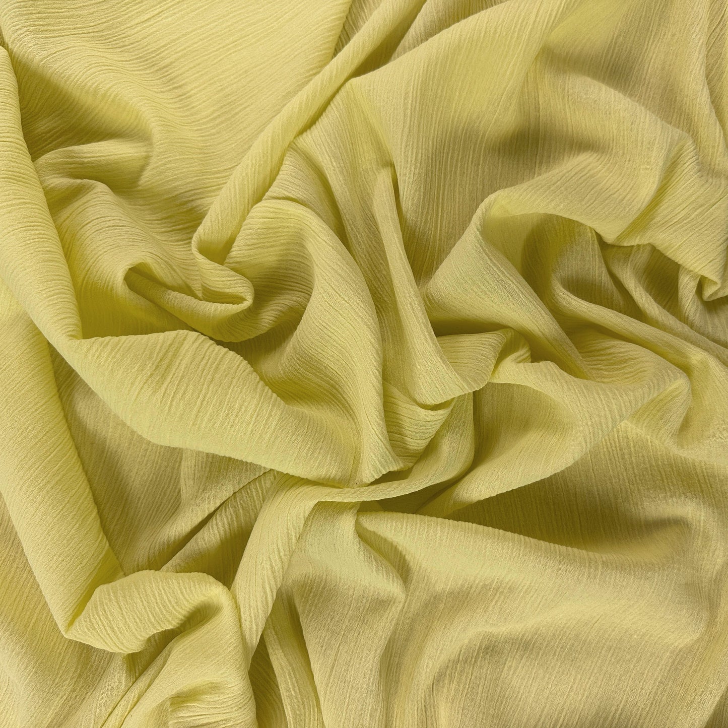 Yellow - Crinkle Cotton Voile