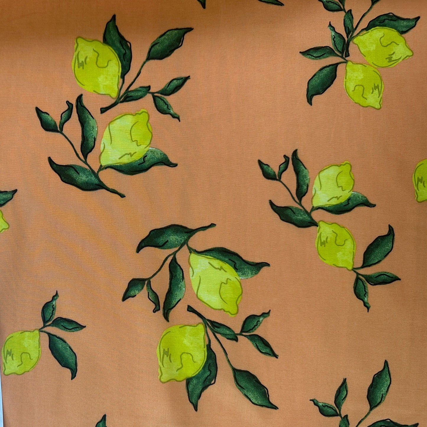 Lemons - Mandarin - Cotton Voile