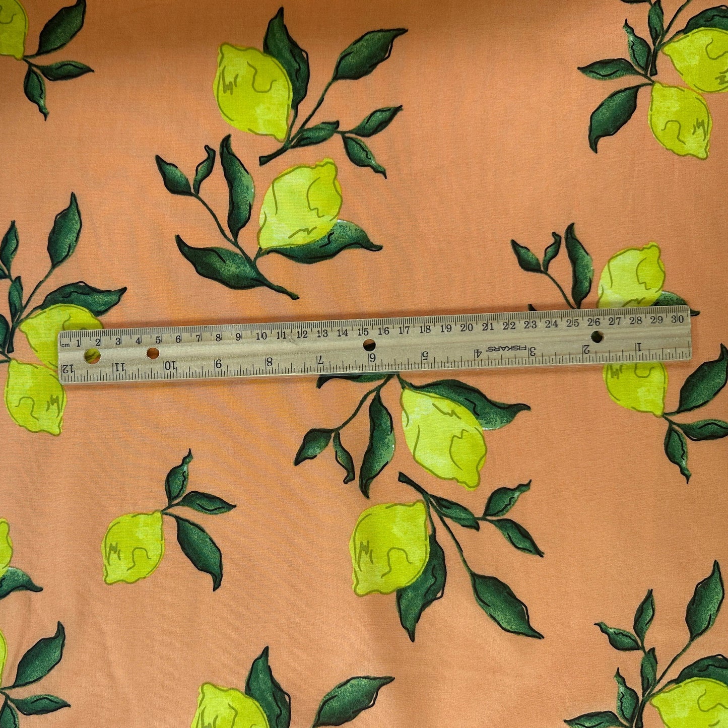 Lemons - Mandarin - Cotton Voile