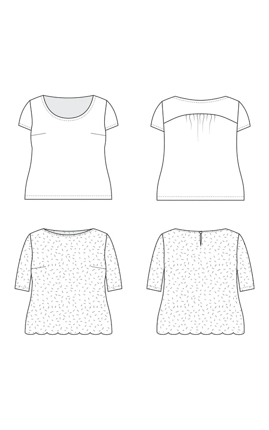 Montrose Top - sizes 12-28 - By Cashmerette