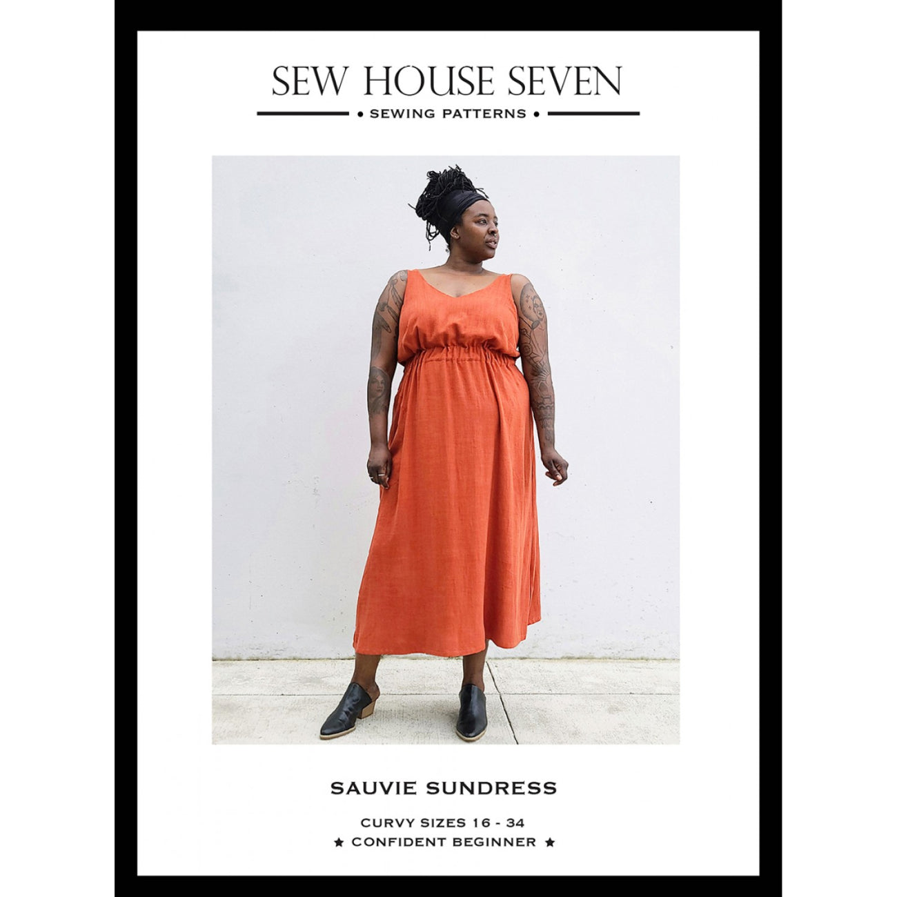 Sew House Seven - Sauvie Dress Sewing Pattern - Curvy Fit - 16-34
