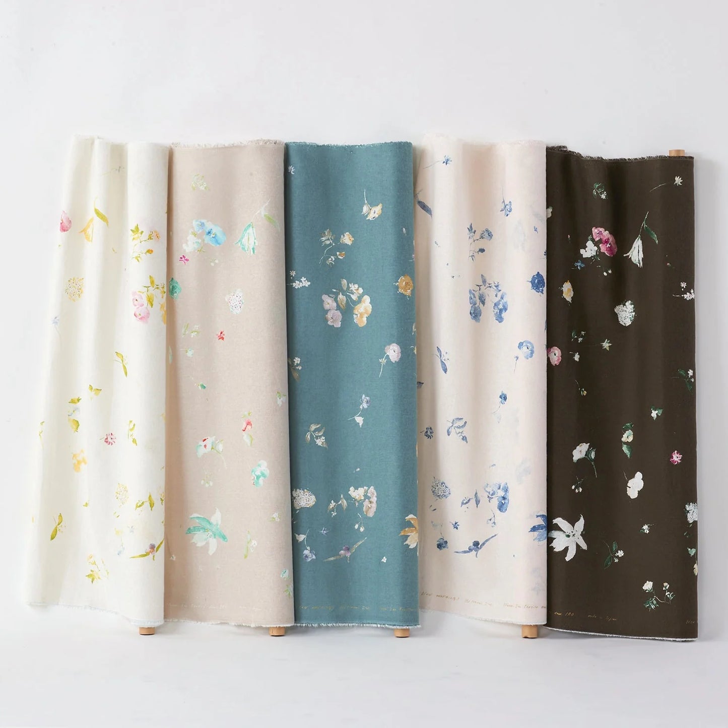 nani Iro - New Morning - A - Cotton/Linen Lightweight Brushed Canvas