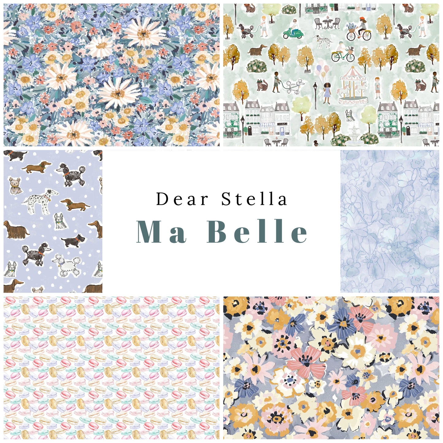 Macarons - Ma Belle - Cotton Fabric