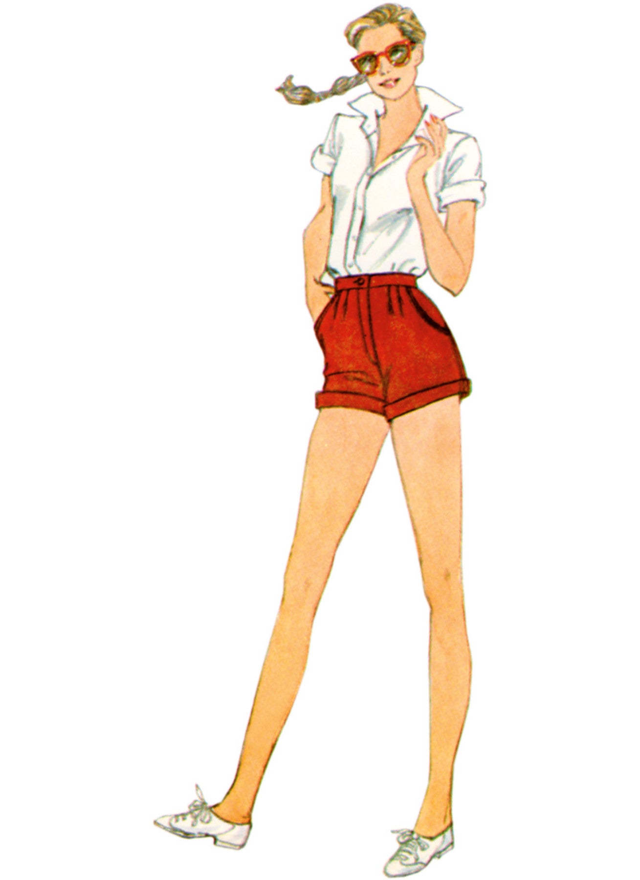 Simplicity - Misses' 1980's Shorts Sewing Pattern