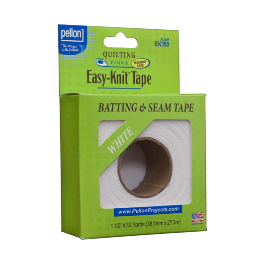 Pellon Easy-Knit Tape Fusible Stabilizing Seam Tape - EK150 -  1-1/2" x 30 yds