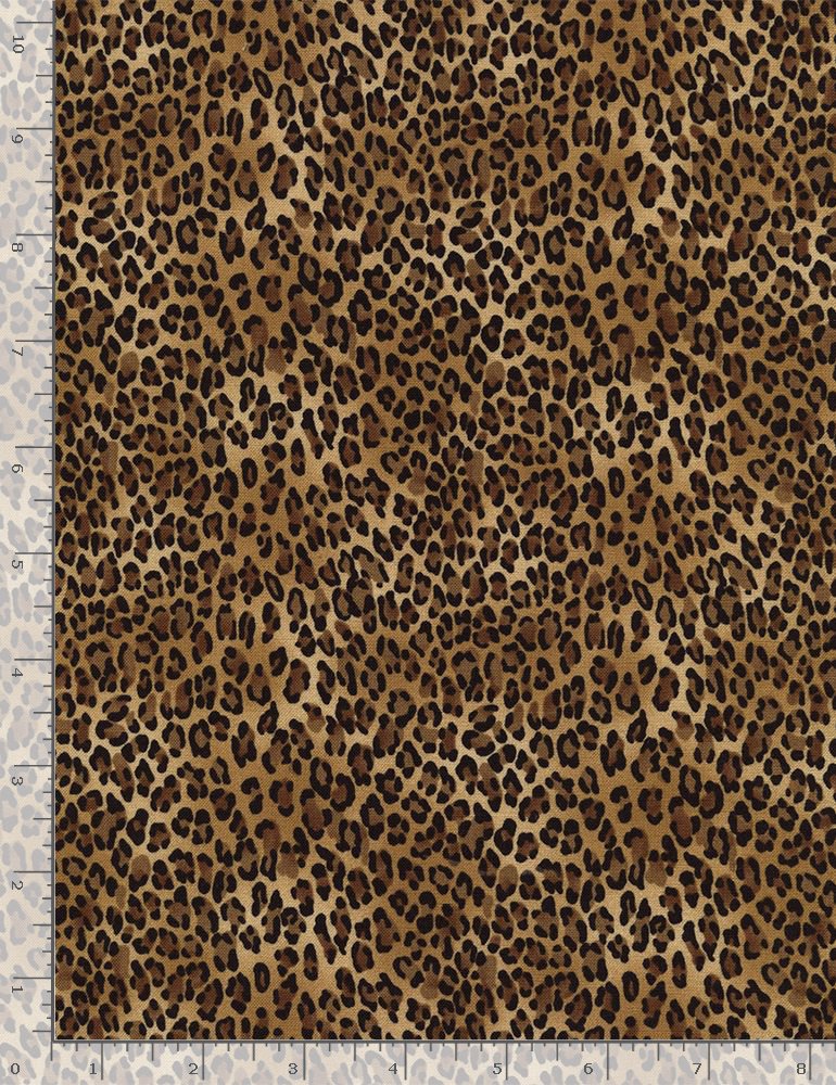 Tiny Leopard - Wild at Heart - Cotton Fabric