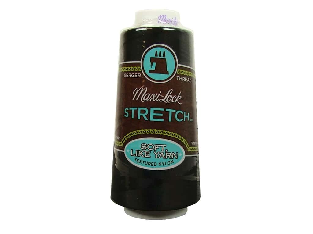 Maxi-lock Stretch 35wt Serger Thread - 2000 yards each - Black