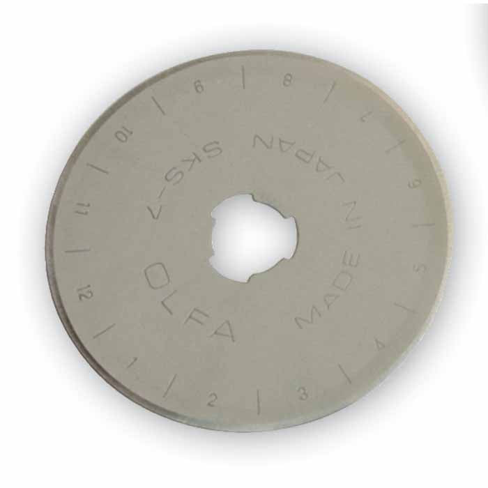 Olfa - 45mm Tungsten Tool Steel Rotary Blades - 5 pack