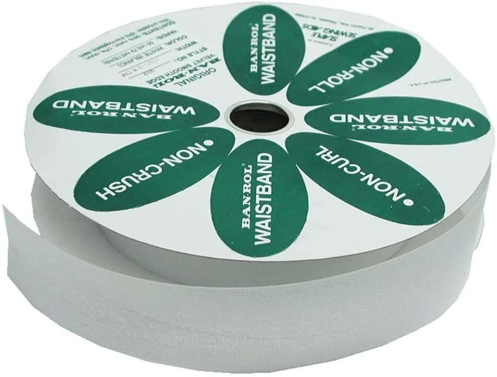 Original Ban-Rol Waistband Stabilizer / Interfacing - 32mm (1.25'') - Non stretch multipurpose waistband