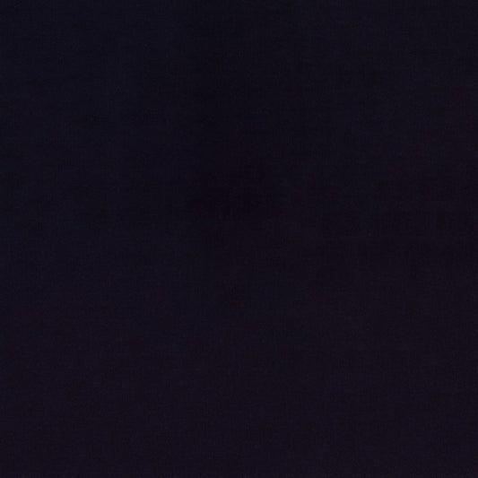 Silky Cotton Solids Japanese Quilting Fabric - Midnight Blue - Blue