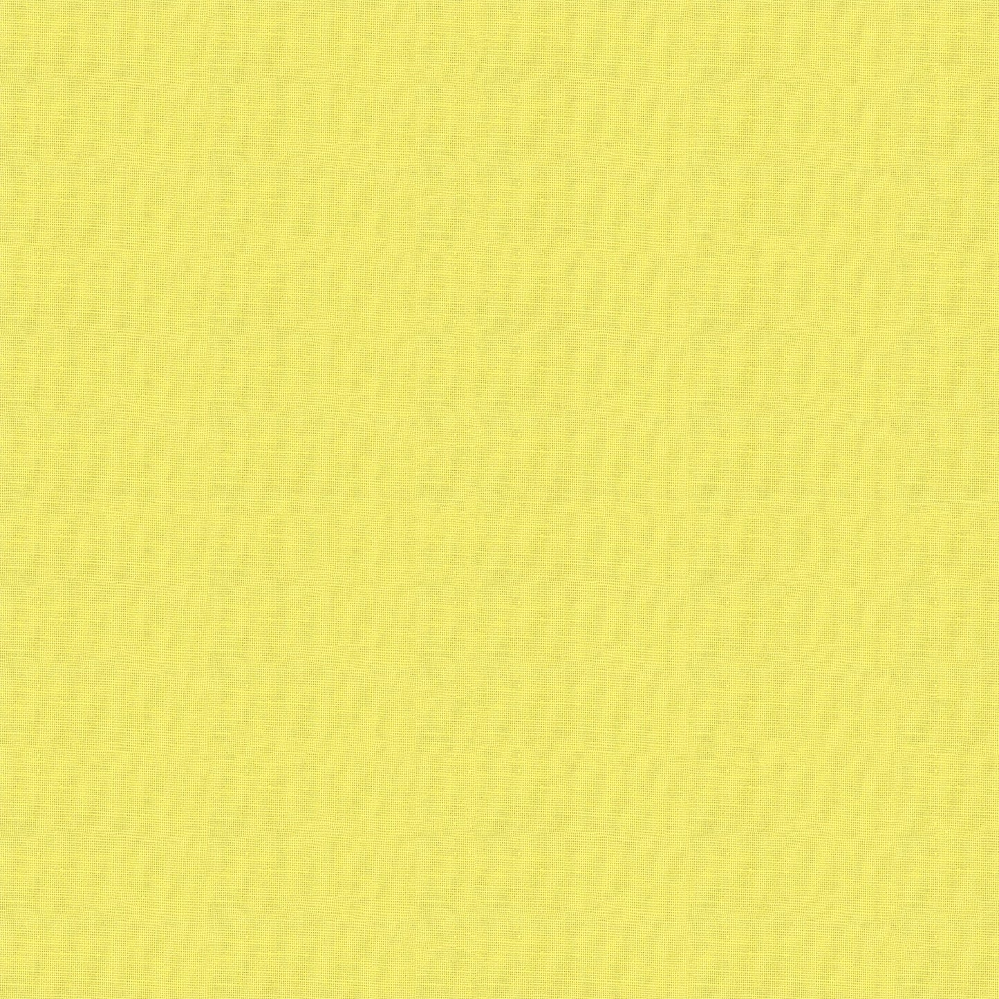 Silky Cotton Solids Japanese Quilting Fabric - Lemon