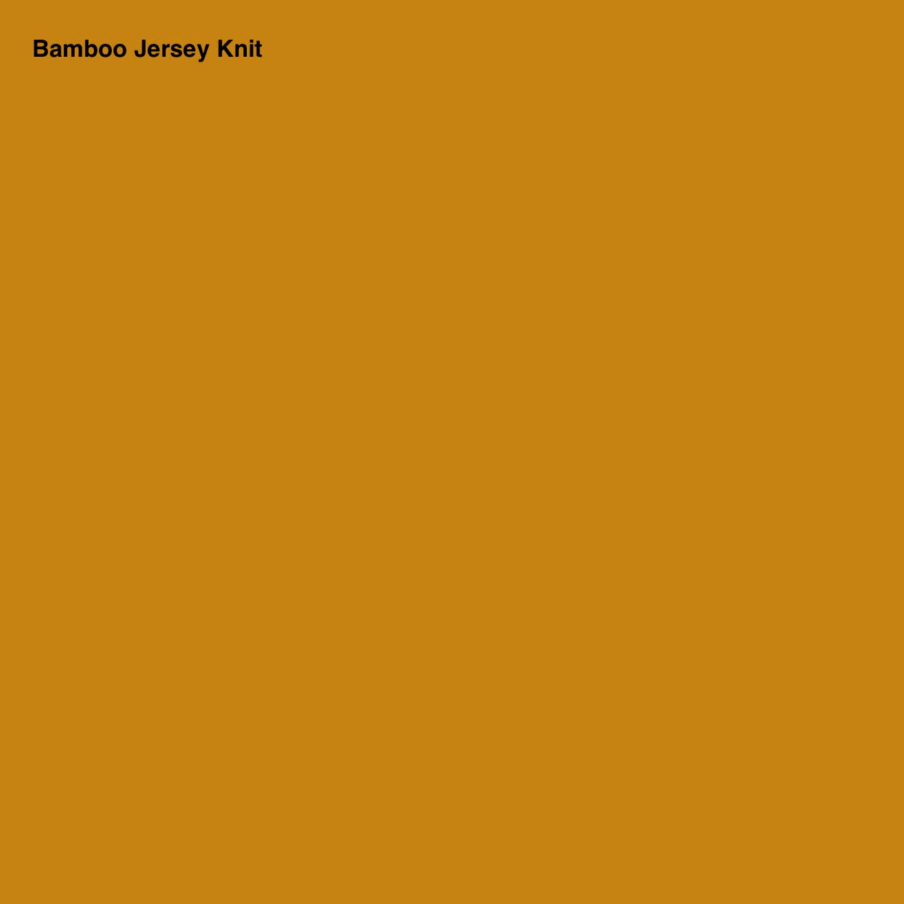 Bamboo/Cotton Stretch Jersey - Mustard