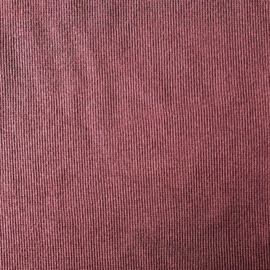 10" Remnant - Bamboo Cotton Rib 2x2 Rose Brown