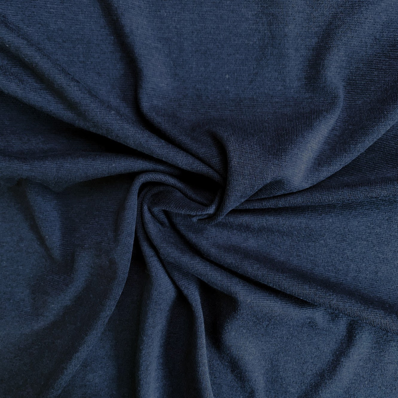 Bamboo/Cotton Stretch Jersey Knit - Heather Lake Blue