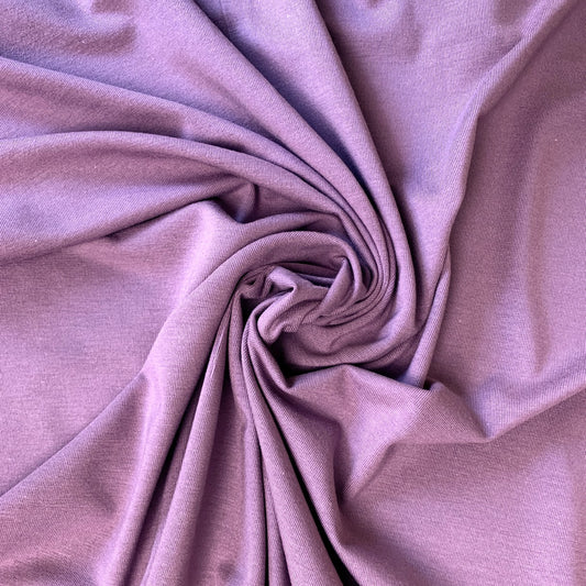 Bamboo/Cotton Stretch Jersey Fabric - Wisteria