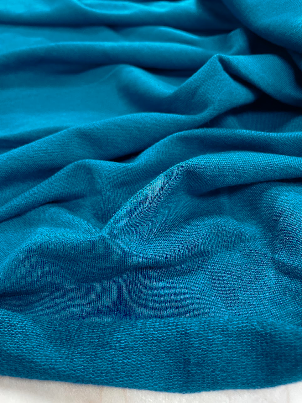 TENCEL™ Lyocell Organic Cotton French Terry - Moroccan Blue