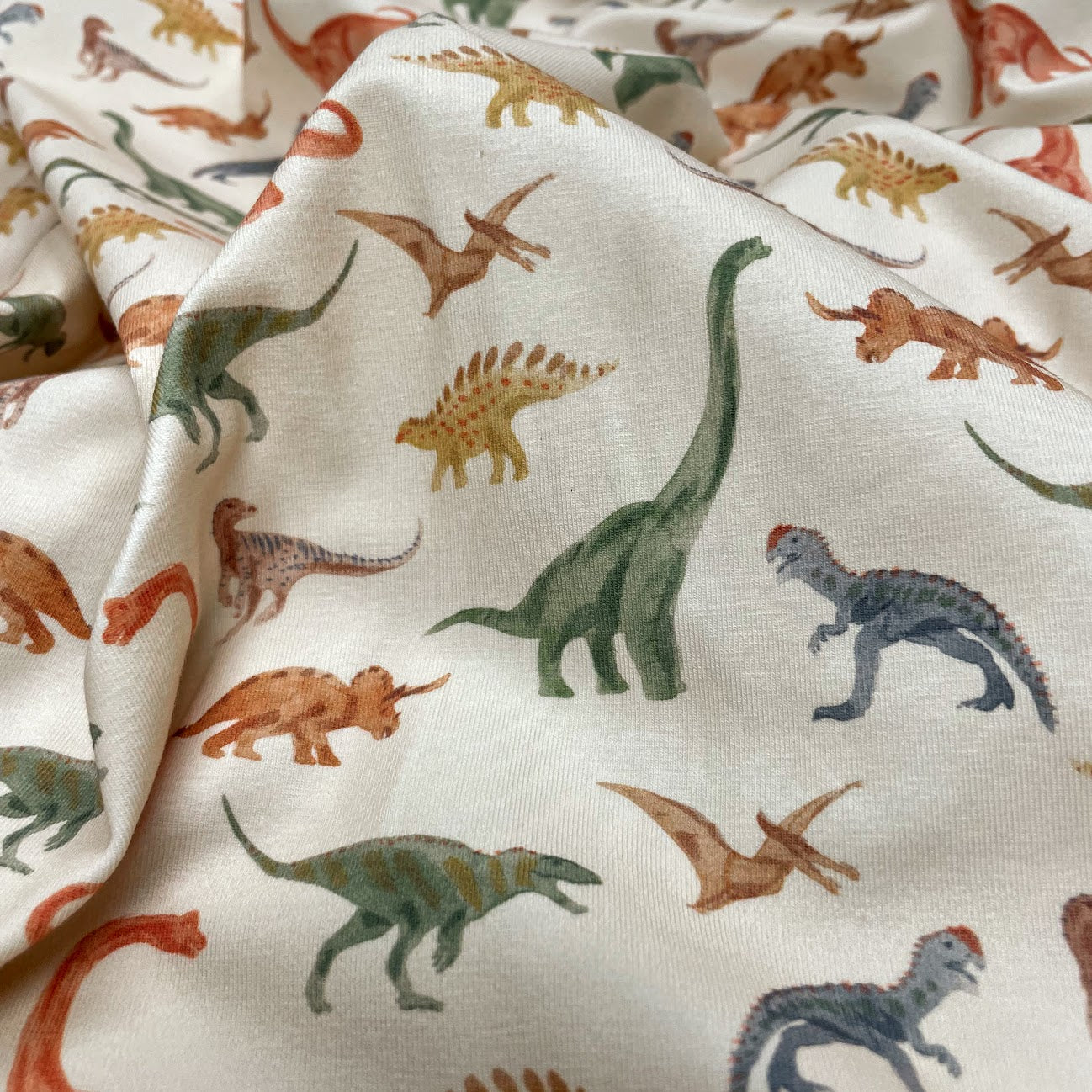 Dinosaurs - Cotton Jersey Knit