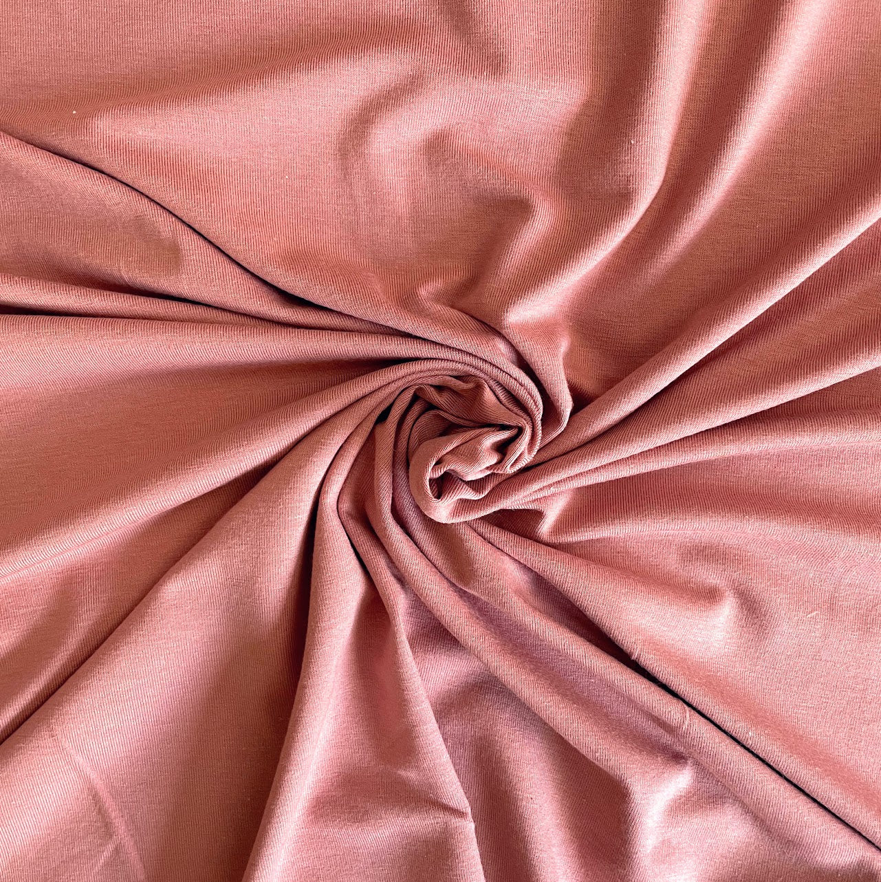 Bamboo/Cotton Stretch Jersey - Dusty Rose