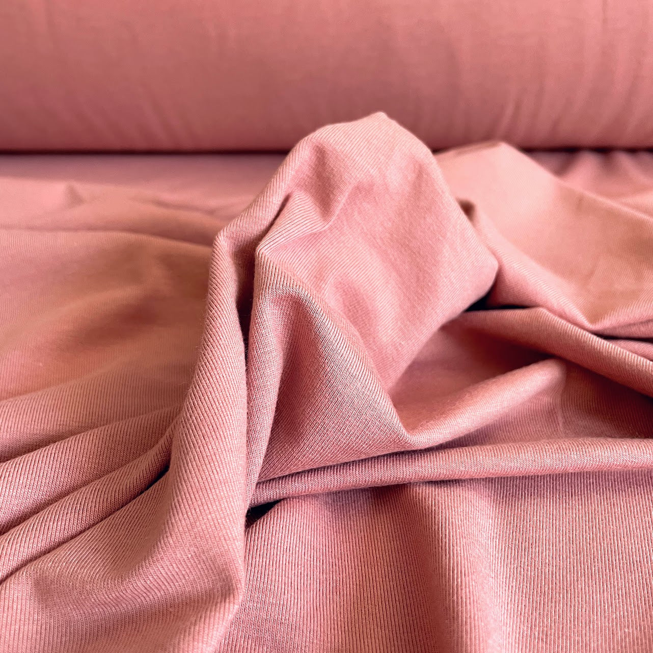 Bamboo/Cotton Stretch Jersey - Dusty Rose
