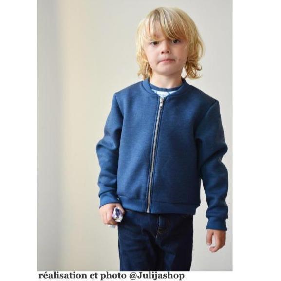Ikatee - JULES Sweat Bomber - Kids 3-12Y - Paper Sewing Pattern