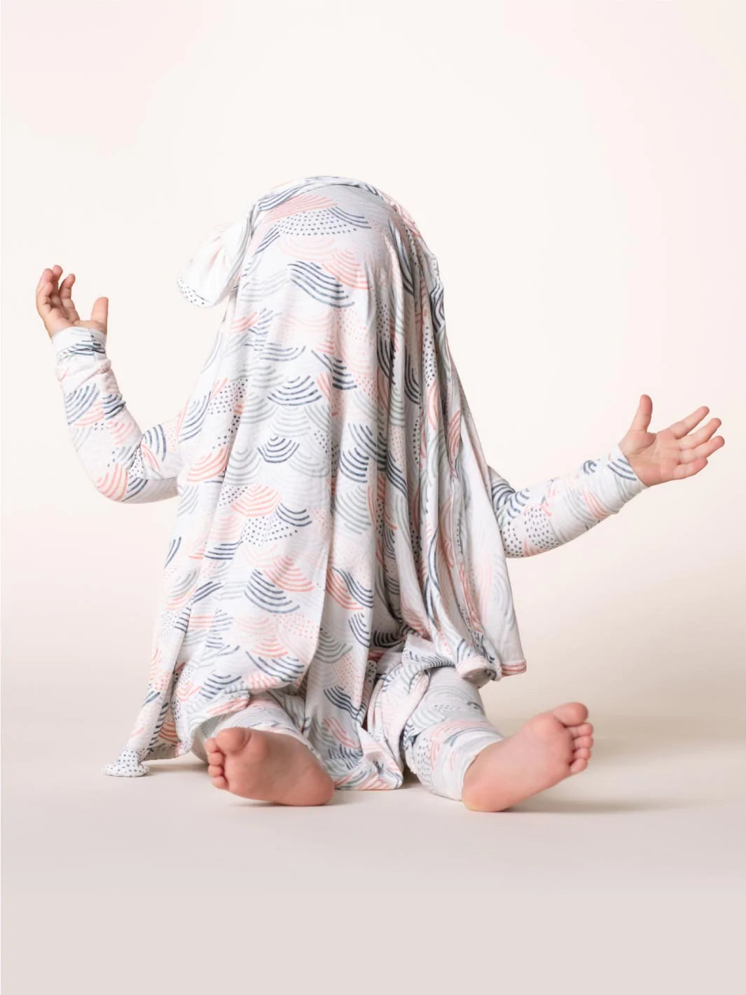 Bamboo Stretch Jersey Knit - Summer Breeze Print - Deadstock - 250gsm