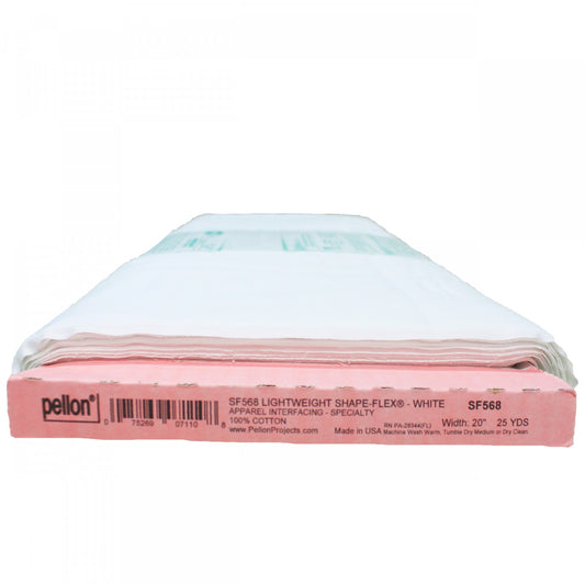 Pellon - Lightweight Shape Flex Woven Cotton Interfacing SF568 - White - 20" wide