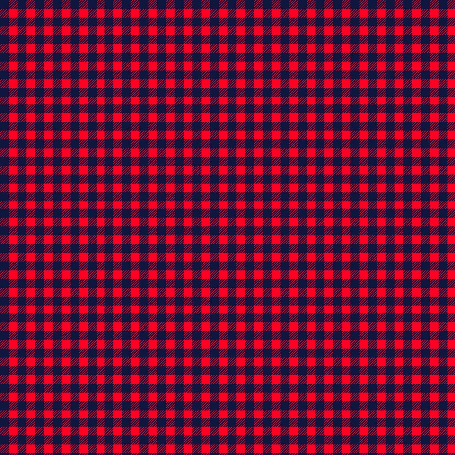 Salsa Plaid / Gingham - Cotton Fabric