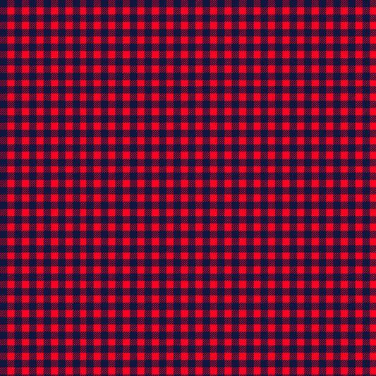 Salsa Plaid / Gingham - Cotton Fabric