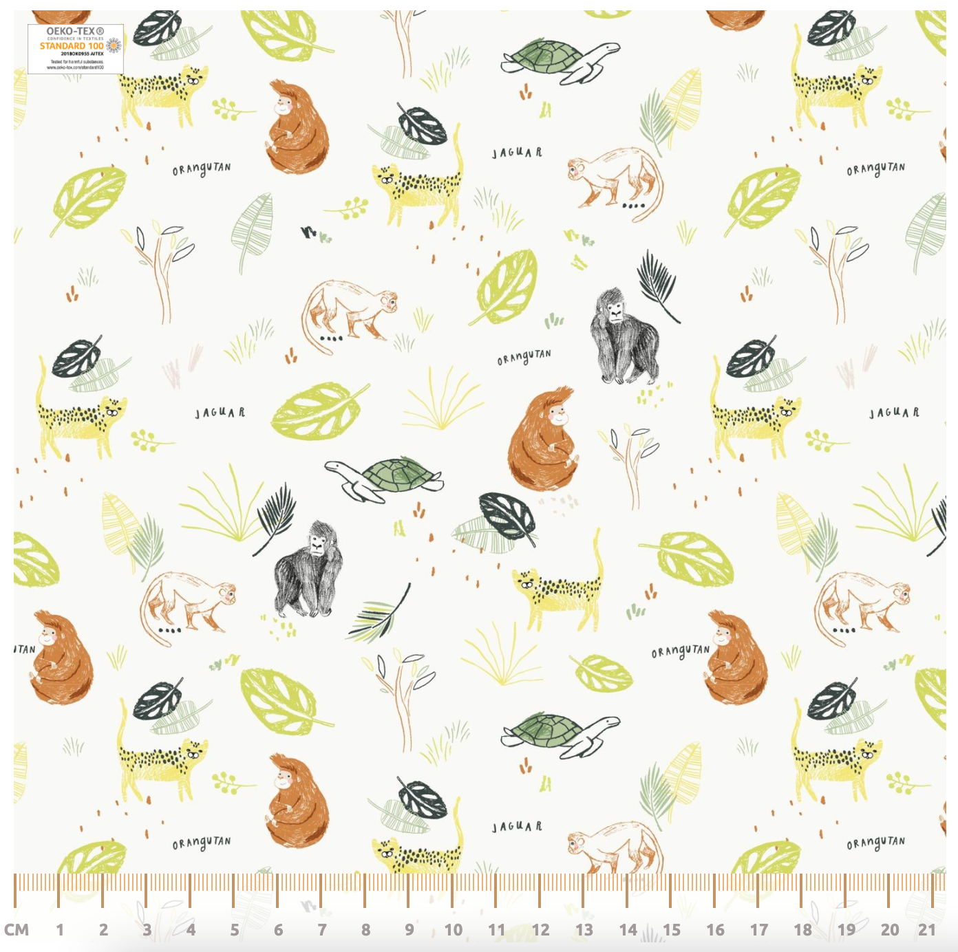 20" Remnant - Just Hanging Out - Cotton Poplin